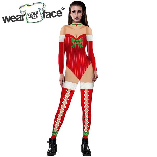 women's jumpsuits & rompers christmas year 3d all over print cosplay lace women costume clothes party holiday bodysuit girls slim catsu, Black;white
women's jumpsuits & rompers christmas year 3d all over print cosplay lace women costume clothes party holiday bodysuit girls slim catsu, Black;white