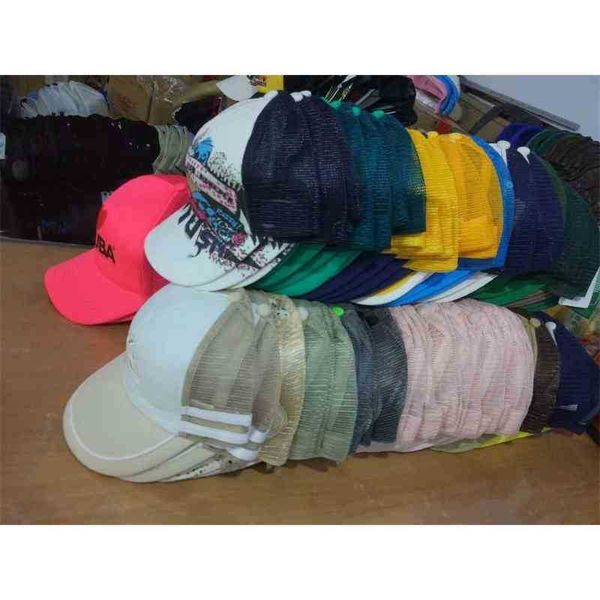 sports baseball cap sun visor net hat miscellaneous adjustable k, Black;white