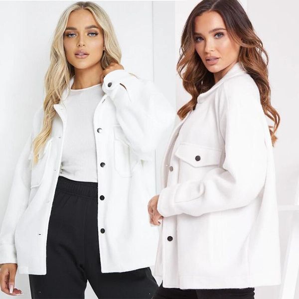 mandylandy lapel loose jackets long-sleeve shirt outwear autumn women double-faced woolen goods single-breasted coats women's, Black;brown
mandylandy lapel loose jackets long-sleeve shirt outwear autumn women double-faced woolen goods single-breasted coats women's, Black;brown
