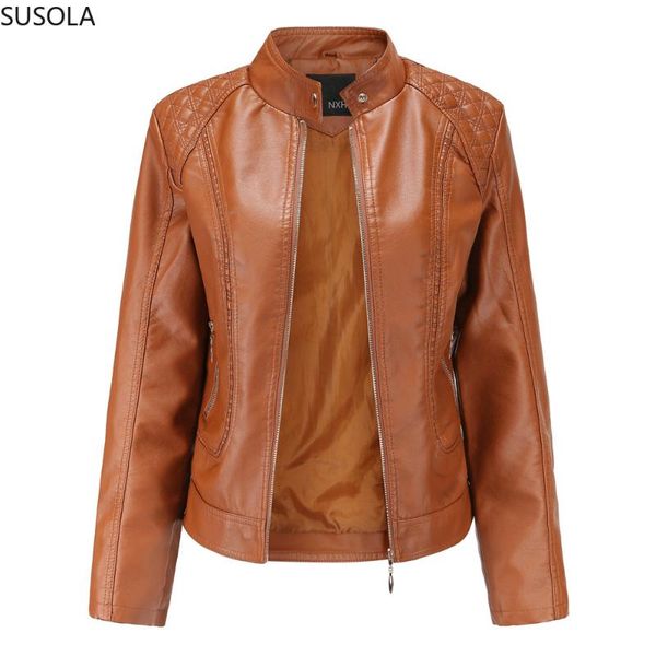 women's leather & faux jacket women spring autumn ol stand collar motor biker coat pu outwear fall black red
women's leather & faux jacket women spring autumn ol stand collar motor biker coat pu outwear fall black red