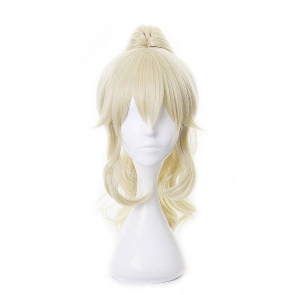 genshin impact jean cosplay wig women golden ponytail heat resistant synthetic hair halloween anime cosplay wigs, Black
genshin impact jean cosplay wig women golden ponytail heat resistant synthetic hair halloween anime cosplay wigs, Black
