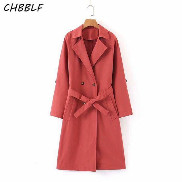 women's trench coats chbblf women stylish red coat bow tie sashes pockets double breasted female office wear xdl2269, Tan;black
women's trench coats chbblf women stylish red coat bow tie sashes pockets double breasted female office wear xdl2269, Tan;black