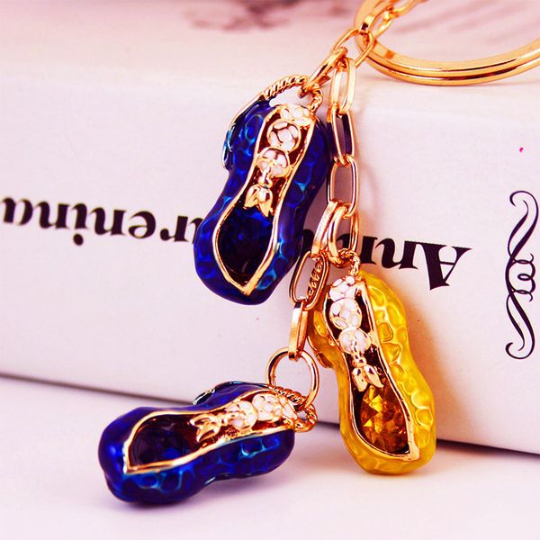 fashion drip craft wedding gift 3 peanuts combination keychain ladies bag accessories metal pendant key ring, Slivery;golden
fashion drip craft wedding gift 3 peanuts combination keychain ladies bag accessories metal pendant key ring, Slivery;golden