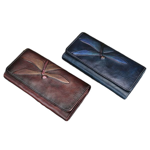 genuine leather ladies new first layer cowhide female butterfly wallet carving bag long retro clutch wallet purse, Red;black
genuine leather ladies new first layer cowhide female butterfly wallet carving bag long retro clutch wallet purse, Red;black