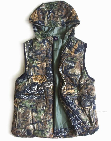 hunting sets bionic camouflage vest men hooded cotton sleeveless clothes water resistant scratchproof, Camo
hunting sets bionic camouflage vest men hooded cotton sleeveless clothes water resistant scratchproof, Camo