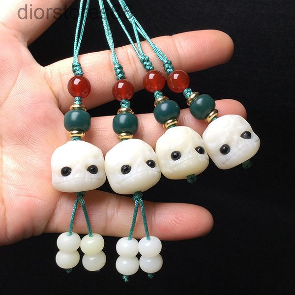 key chain creative personality dumb cute bodhi root carved pendant mobile phone, Silver
key chain creative personality dumb cute bodhi root carved pendant mobile phone, Silver