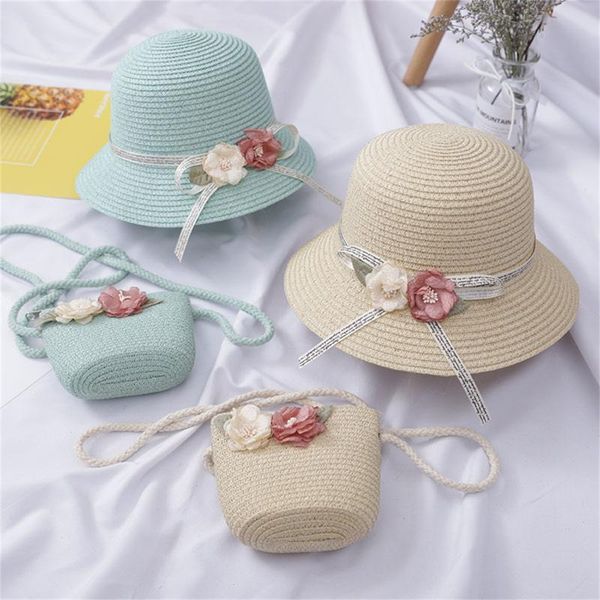 wide brim hats 2pcs baby sun hat flower summer straw with handbag for girls uv protection kids panama beach set 2-8y, Blue;gray
wide brim hats 2pcs baby sun hat flower summer straw with handbag for girls uv protection kids panama beach set 2-8y, Blue;gray
