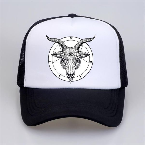 satanic goat baphomet cartoon print baseball cap women mesh adjustable summer cool men fashion dad snapback hat, Blue;gray
satanic goat baphomet cartoon print baseball cap women mesh adjustable summer cool men fashion dad snapback hat, Blue;gray