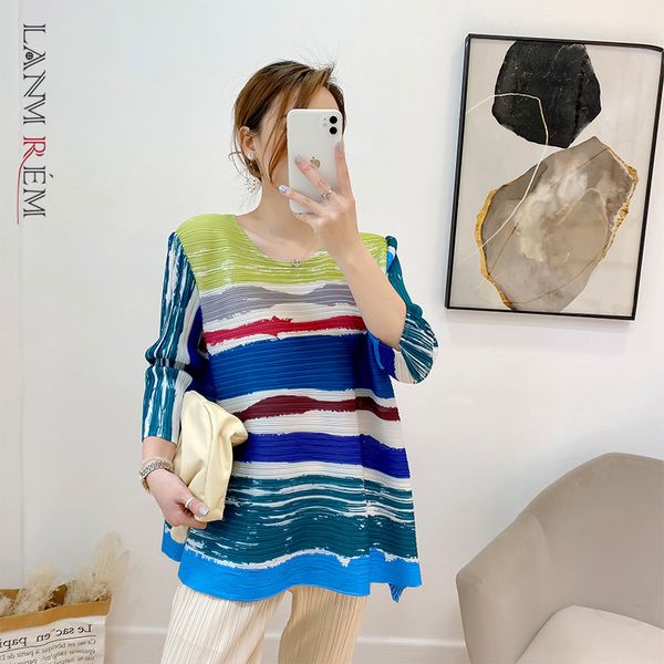 women priting folds big size blue t-shirt arrivals round neck three quarter sleeve fashion tide summer 2e1555 210507, White
women priting folds big size blue t-shirt arrivals round neck three quarter sleeve fashion tide summer 2e1555 210507, White