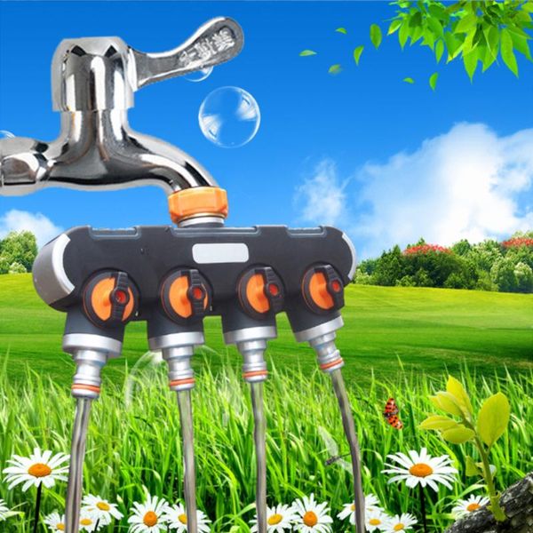 watering equipments aivy high-end boutique 4 way nipple quick connector garden hose splitter 3/4 " faucet adapter for vegetable lawn
watering equipments aivy high-end boutique 4 way nipple quick connector garden hose splitter 3/4 " faucet adapter for vegetable lawn