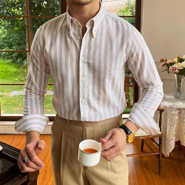 men's casual shirts summer blue stripe shirt long sleeve men british fashion trend office business camisa social masculina, White;black
men's casual shirts summer blue stripe shirt long sleeve men british fashion trend office business camisa social masculina, White;black