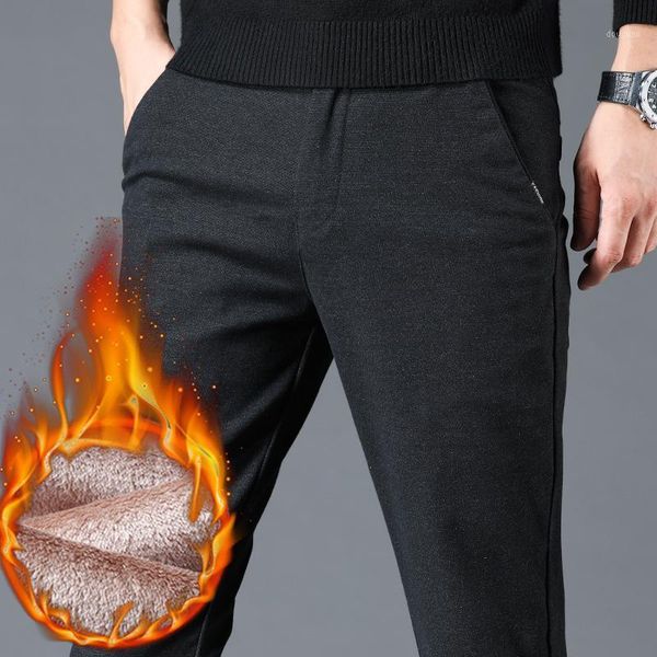 korean men's casual straight pants fashion trend stretch brushed trousers classic plus velvet black autumn and winter
korean men's casual straight pants fashion trend stretch brushed trousers classic plus velvet black autumn and winter