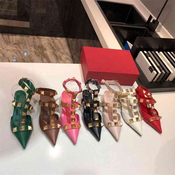 sandals 2021 summer high heels rivet women fashion shoes pointe toe sandals woman genuine leather nmtt, Black
sandals 2021 summer high heels rivet women fashion shoes pointe toe sandals woman genuine leather nmtt, Black