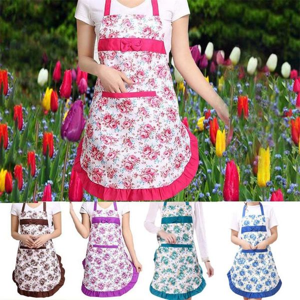 aprons home supplies household bib adjustable with pocket flower printed cleaning apron oil-proof cooking
aprons home supplies household bib adjustable with pocket flower printed cleaning apron oil-proof cooking
