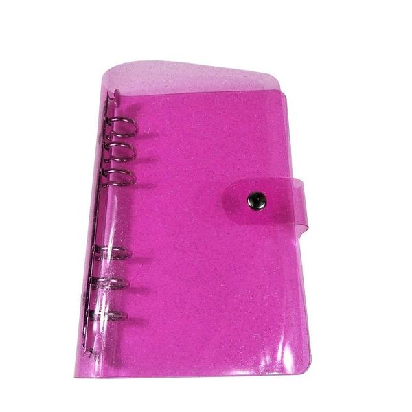notepads 1pc a6 pvc transparent loose leaf notebook cover note book planner diary protective case office accessories school supplies, Purple;pink
notepads 1pc a6 pvc transparent loose leaf notebook cover note book planner diary protective case office accessories school supplies, Purple;pink