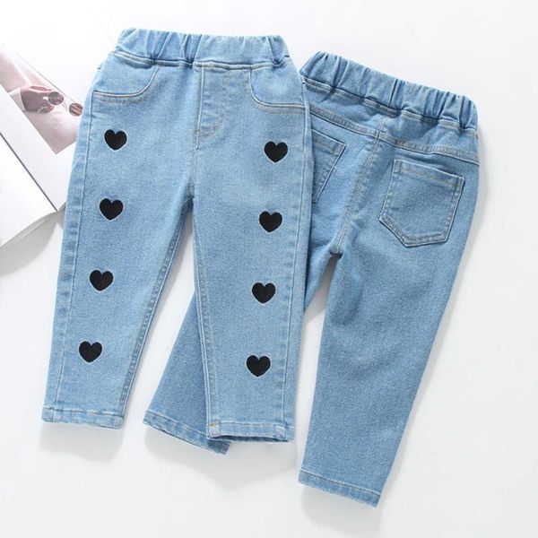 jeans baby heart pattern for girls casual style spring autumn kid clothes, Blue
jeans baby heart pattern for girls casual style spring autumn kid clothes, Blue