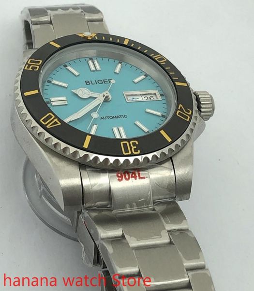 wristwatches bliger watch men's high-quality luxury sports and leisure waterproof mechanical clock cyan dial yellow bezel, Slivery;brown
wristwatches bliger watch men's high-quality luxury sports and leisure waterproof mechanical clock cyan dial yellow bezel, Slivery;brown