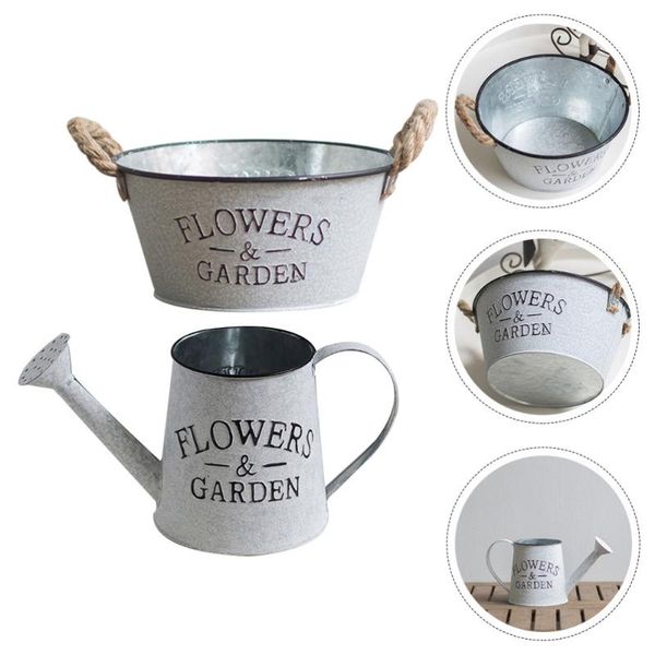 hooks & rails 2pcs indoor flower pot vase vintage jug shabby bucket planter 
hooks & rails 2pcs indoor flower pot vase vintage jug shabby bucket planter