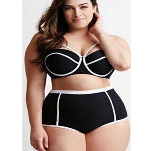 women's swimwear 2021 plus size high waist bikini set women swimsuit push up womens halter bathing suit beachwear, White;black
women's swimwear 2021 plus size high waist bikini set women swimsuit push up womens halter bathing suit beachwear, White;black