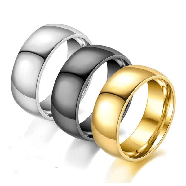wedding rings smooth stainless steel couple simple 8mm women men lovers ring engagement gifts classic accessories for jewelry, Slivery;golden
wedding rings smooth stainless steel couple simple 8mm women men lovers ring engagement gifts classic accessories for jewelry, Slivery;golden