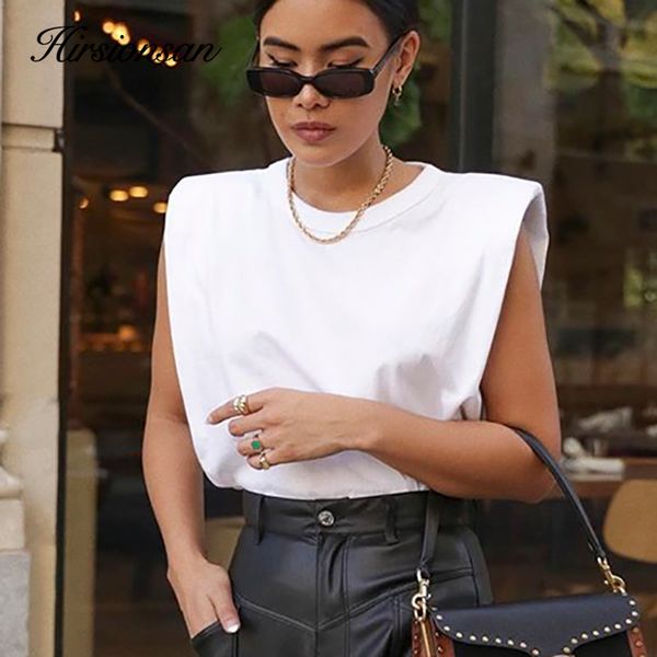 hirsionsan summer sleeveless t shirts women 2020 new elegant cotton tees ins design chic solid brown khaki vest cx200713, White
hirsionsan summer sleeveless t shirts women 2020 new elegant cotton tees ins design chic solid brown khaki vest cx200713, White