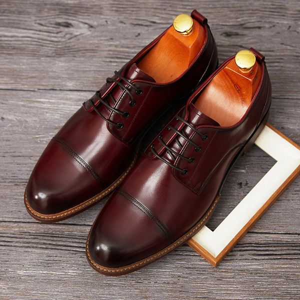autumn and winter men's busins drs leather sho european round head british three joint fashion, Black
autumn and winter men's busins drs leather sho european round head british three joint fashion, Black