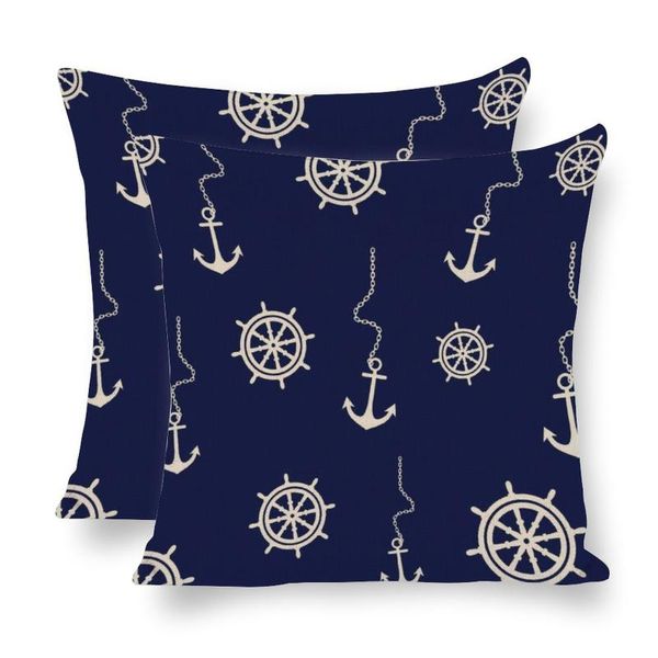pillow case flax nautical pattern navy anchors decor sofa blue anchor rudder floor seat wholesale 18'Ã18' gift
pillow case flax nautical pattern navy anchors decor sofa blue anchor rudder floor seat wholesale 18'Ã18' gift
