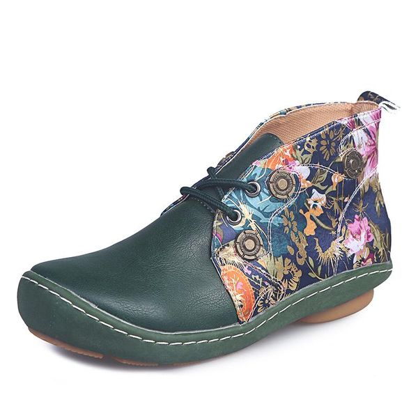 boots women ankle pu leather ladies shoes casual flats sewing female shoe lace up floral plus size non slip, Black
boots women ankle pu leather ladies shoes casual flats sewing female shoe lace up floral plus size non slip, Black