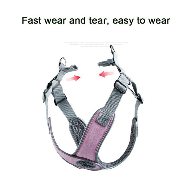 dog harness quick release soft vest pet adjustable decorative travel safety outdoor walking nylon reflective stripe chest strap collars & le
dog harness quick release soft vest pet adjustable decorative travel safety outdoor walking nylon reflective stripe chest strap collars & le