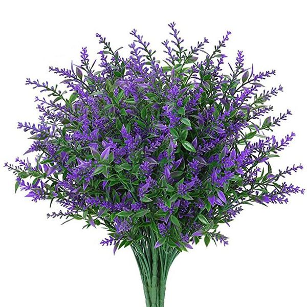 decorative flowers & wreaths 8 bundles artificial lavender outdoor fake no fade faux plastic plants garden porch window box-purple
decorative flowers & wreaths 8 bundles artificial lavender outdoor fake no fade faux plastic plants garden porch window box-purple