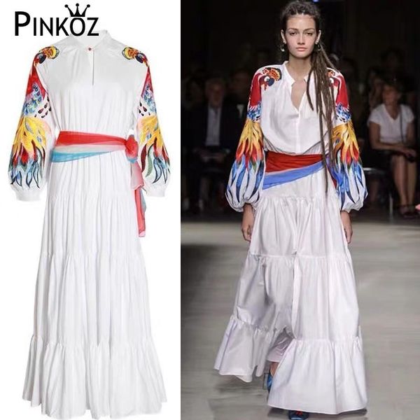 elegant animal embroidery patchwork women dress lantern sleeve high waist with sashes long es female maxi boho 210421, White
elegant animal embroidery patchwork women dress lantern sleeve high waist with sashes long es female maxi boho 210421, White