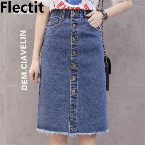 flectit button front midi denim for women casual high waist fray hem with pocket knee length jeans skirt female * 210329, Black
flectit button front midi denim for women casual high waist fray hem with pocket knee length jeans skirt female * 210329, Black