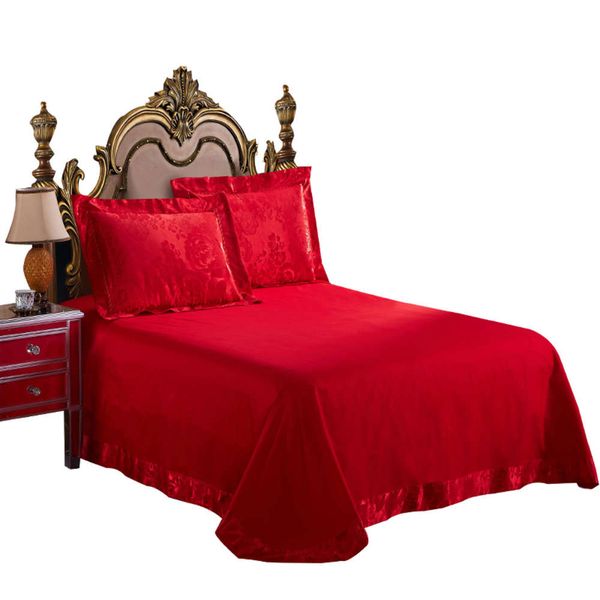 big red single sheet quilt double increase 1.8 bed polyester cotton marriage pure color simple bedding
big red single sheet quilt double increase 1.8 bed polyester cotton marriage pure color simple bedding