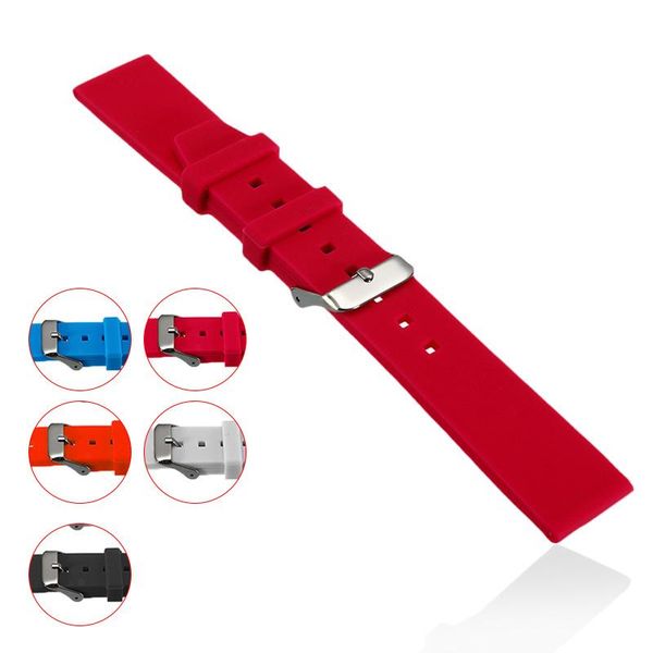 watch bands 16/18/20/22/24/26/28mm multi color watchbands strap rubber silicone watchband with stainless steel buckle, Black;brown
watch bands 16/18/20/22/24/26/28mm multi color watchbands strap rubber silicone watchband with stainless steel buckle, Black;brown