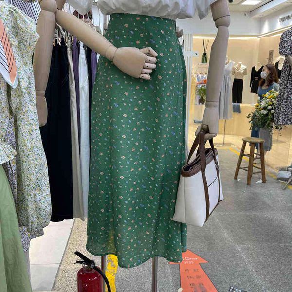 sweet print high waist faldas mujer elegant comfortable soft skirts womens spring summer fresh all match feminino jupe 210514, Black
sweet print high waist faldas mujer elegant comfortable soft skirts womens spring summer fresh all match feminino jupe 210514, Black