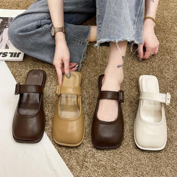 slippers covoyyar women buckle square toe ladies mules slides low heel slip on pu leather sandals casual shoes woman wsl230, Black
slippers covoyyar women buckle square toe ladies mules slides low heel slip on pu leather sandals casual shoes woman wsl230, Black