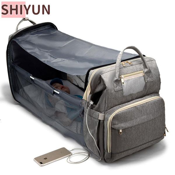 portable folding mommy bag baby bed fashion outing leisure backpack large capacity diaper for mom sy187 bags
portable folding mommy bag baby bed fashion outing leisure backpack large capacity diaper for mom sy187 bags