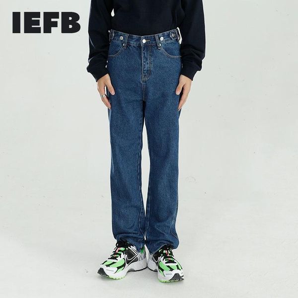 men's wear slim fashion denim pants waist adjustable jeans 2021 spring summer high straight trousers 9y6148, Blue
men's wear slim fashion denim pants waist adjustable jeans 2021 spring summer high straight trousers 9y6148, Blue