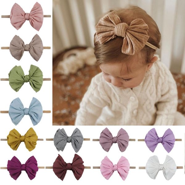new baby girls nylon headband infant handtied bows toddlers solid ribbed bows nylon headband hair accessories, Slivery;white
new baby girls nylon headband infant handtied bows toddlers solid ribbed bows nylon headband hair accessories, Slivery;white
