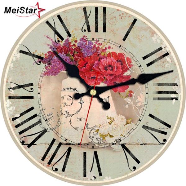 vintage rustic metal sweet flower farm house wall clock home theme and chic style non ticking battery operated black clocks
vintage rustic metal sweet flower farm house wall clock home theme and chic style non ticking battery operated black clocks