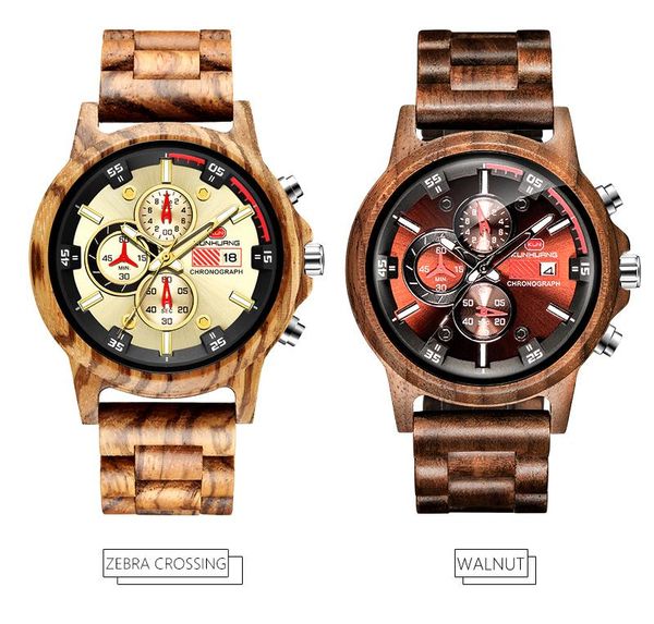 wristwatches kunhuang men stylish creative wooden timepieces military sport chronograph quartz wood watches oem personalize, Slivery;brown
wristwatches kunhuang men stylish creative wooden timepieces military sport chronograph quartz wood watches oem personalize, Slivery;brown