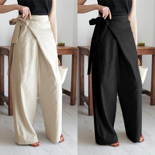 simple style vintage linen long womens pant fashion casual high waist trouser female office solid wide leg pantalon femme, Black;white
simple style vintage linen long womens pant fashion casual high waist trouser female office solid wide leg pantalon femme, Black;white