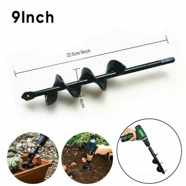 professional drill bits 9 inch useful garden auger hole digger roto planter bit attachment yard butler bulb post drop
professional drill bits 9 inch useful garden auger hole digger roto planter bit attachment yard butler bulb post drop