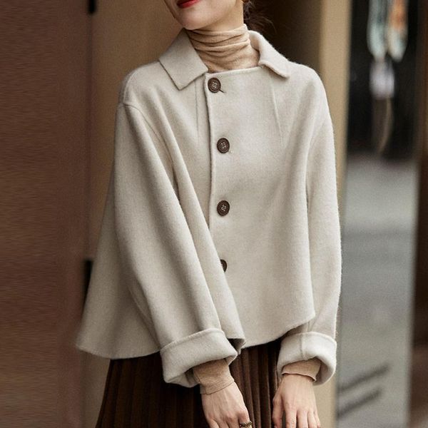 women's jackets autumn jacket single-breasted turndown collar sweet retro short coat french style winter clothes female elegant outwear, Black;brown
women's jackets autumn jacket single-breasted turndown collar sweet retro short coat french style winter clothes female elegant outwear, Black;brown