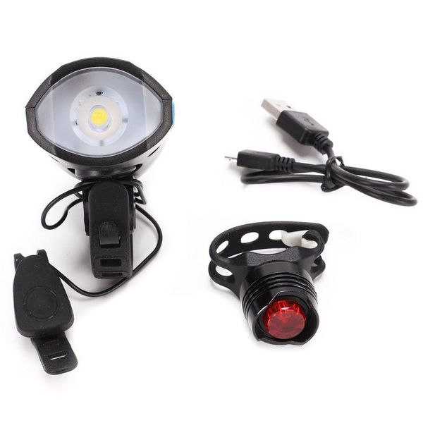 bike lights abzb-usb rechargeable led light set, bicycle headlight front light,bike light, waterproof