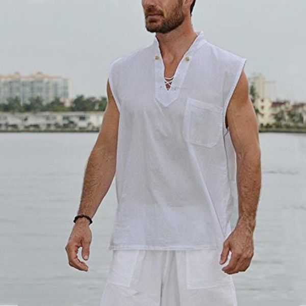 men's tracksuits t-shirt two piece set men lace-up v neck vest conjuntos de hombre drawstring pocket casual shorts suit moletom feminin, Gray
men's tracksuits t-shirt two piece set men lace-up v neck vest conjuntos de hombre drawstring pocket casual shorts suit moletom feminin, Gray