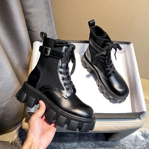 dress shoes boots muffin thick bottom autumn and winter 2021 short british wind locomotive pocket bag fashionable, Black
dress shoes boots muffin thick bottom autumn and winter 2021 short british wind locomotive pocket bag fashionable, Black