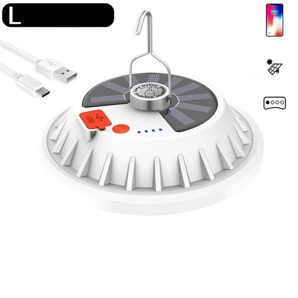 xanes® 2 in 1 300w solar led camping light remote control tent hang fishing night emergency work lamp power bank - s
xanes® 2 in 1 300w solar led camping light remote control tent hang fishing night emergency work lamp power bank - s
