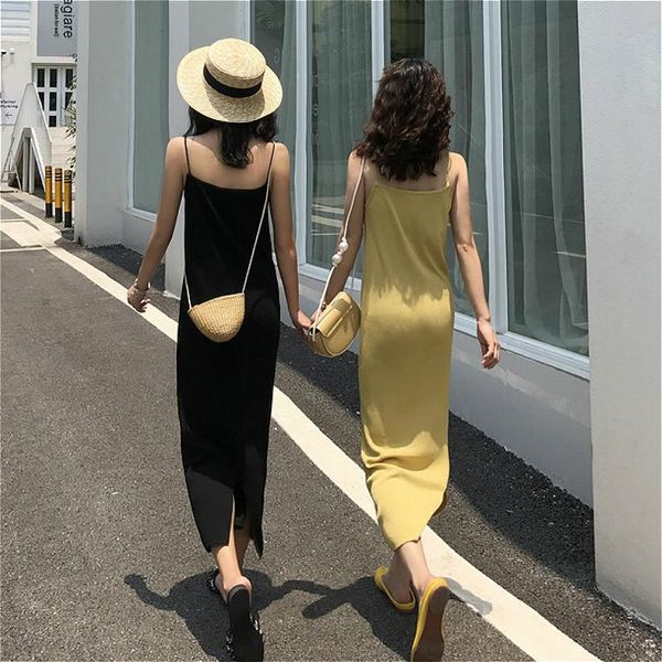 casual dresses sleeveless dress women spaghetti strap solid elegant soft n style leisure midi faldas womens chic simple stylish retro, Black;gray
casual dresses sleeveless dress women spaghetti strap solid elegant soft n style leisure midi faldas womens chic simple stylish retro, Black;gray