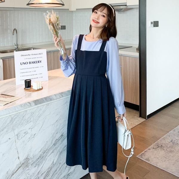 maternity dresses 6961# one piecec patchwork long dress autumn korean fashion a line slim clothes for pregnant women pregnancy party, White
maternity dresses 6961# one piecec patchwork long dress autumn korean fashion a line slim clothes for pregnant women pregnancy party, White